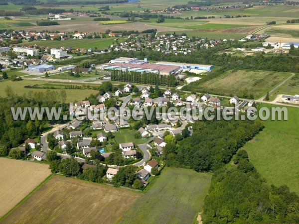 Photo aérienne de Auxonne