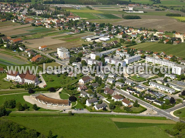 Photo aérienne de Auxonne