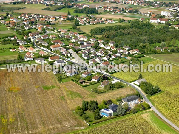 Photo aérienne de Auxonne