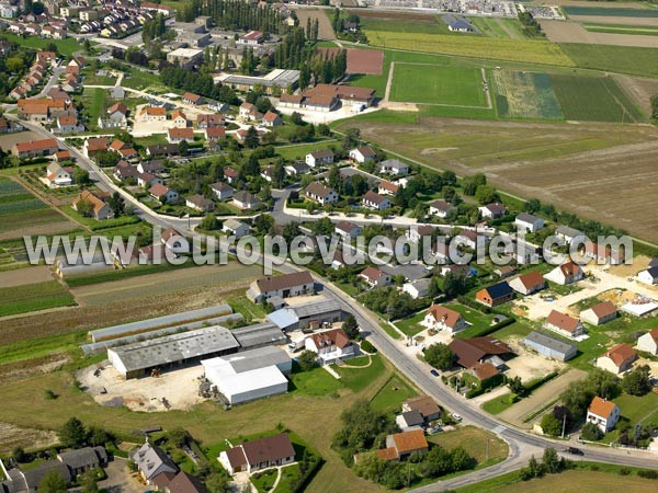 Photo aérienne de Auxonne