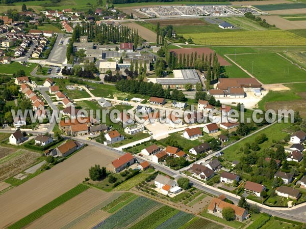 Photo aérienne de Auxonne