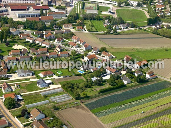 Photo aérienne de Auxonne