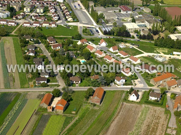 Photo aérienne de Auxonne