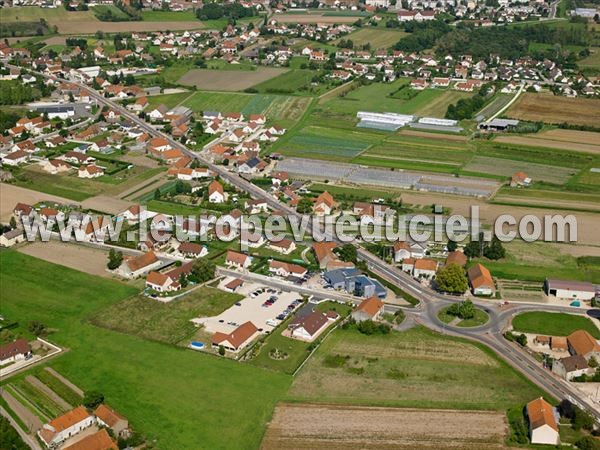 Photo aérienne de Auxonne