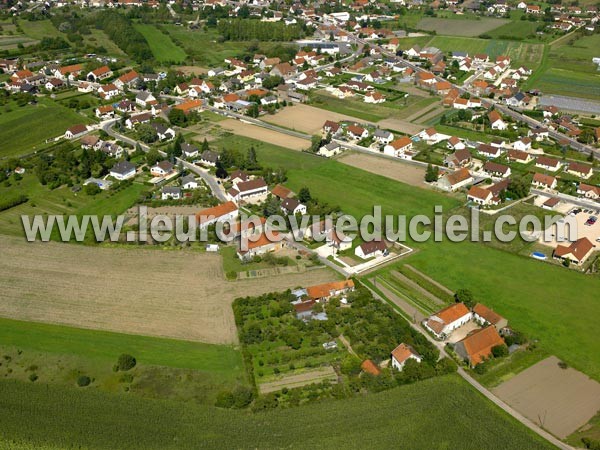 Photo aérienne de Auxonne