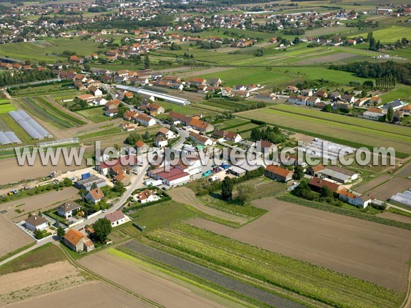 Photo aérienne de Auxonne