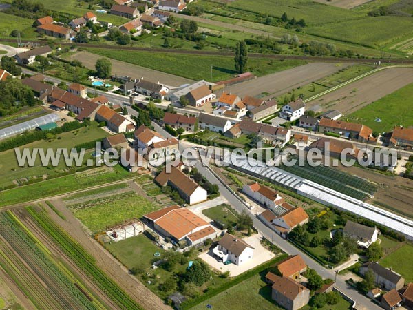 Photo aérienne de Auxonne