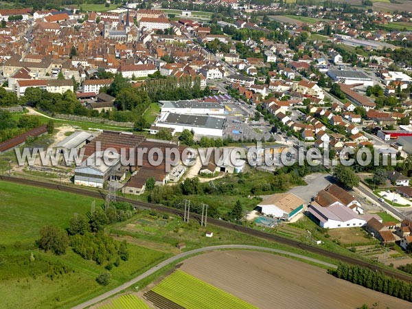 Photo aérienne de Auxonne