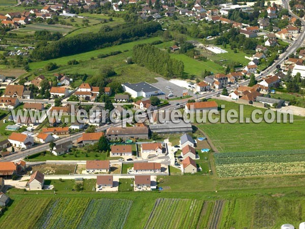 Photo aérienne de Auxonne