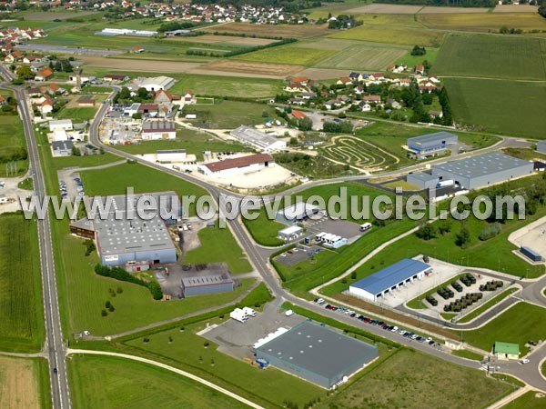 Photo aérienne de Auxonne