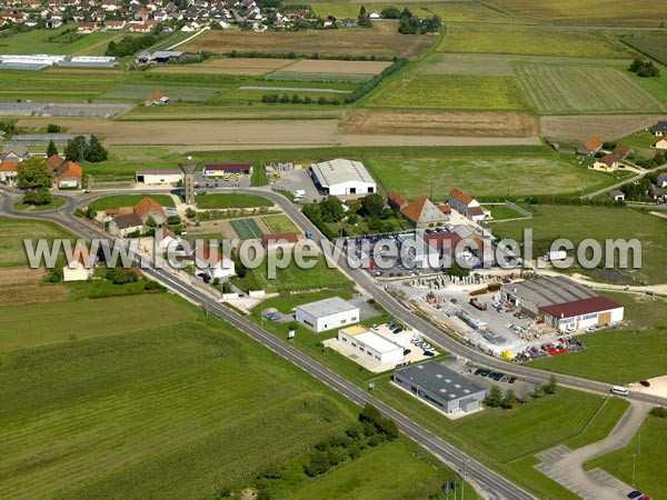 Photo aérienne de Auxonne