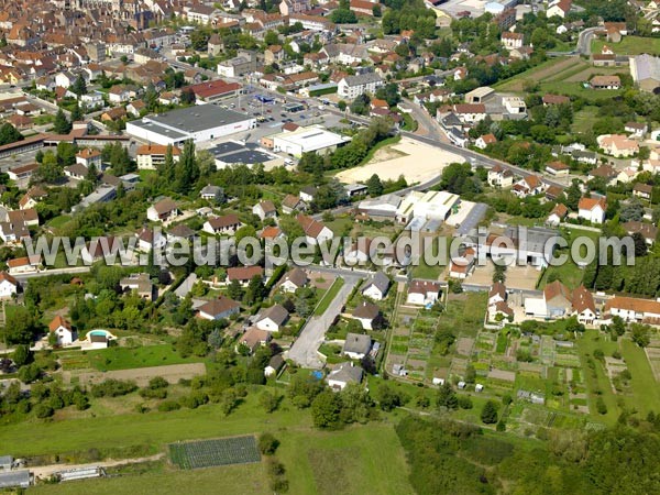 Photo aérienne de Auxonne