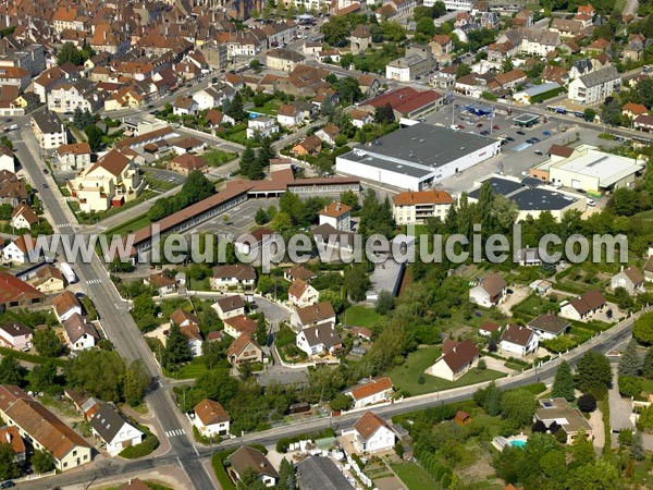 Photo aérienne de Auxonne