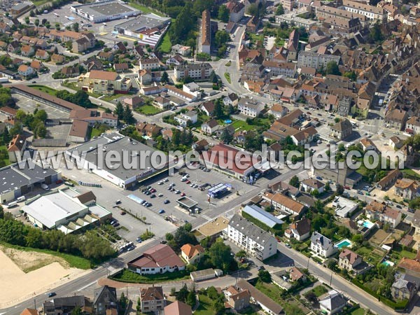 Photo aérienne de Auxonne