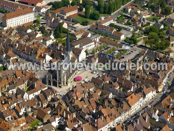 Photo aérienne de Auxonne