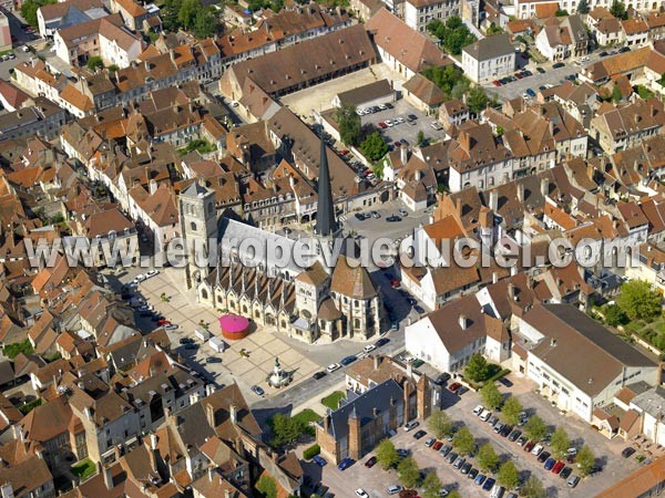 Photo aérienne de Auxonne