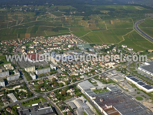 Photo aérienne de Beaune