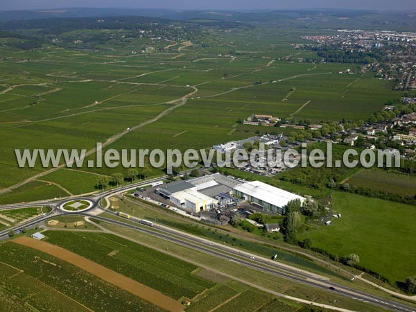 Photo aérienne de Beaune