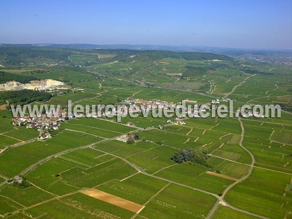 Photo aérienne de Chassagne-Montrachet