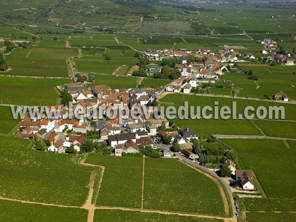 Photo aérienne de Chassagne-Montrachet