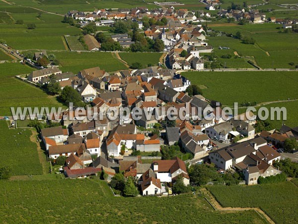 Photo aérienne de Chassagne-Montrachet