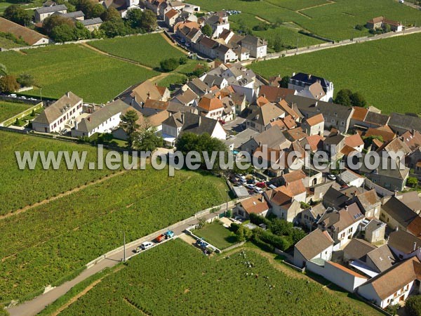 Photo aérienne de Chassagne-Montrachet