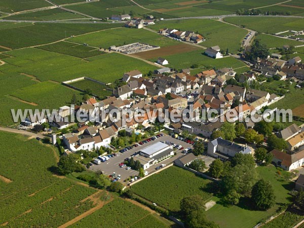 Photo aérienne de Chassagne-Montrachet