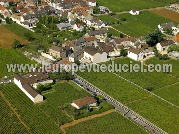 Photo aérienne de Chassagne-Montrachet