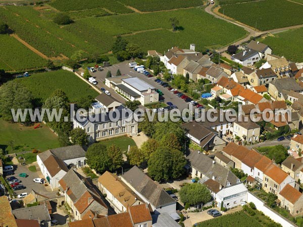 Photo aérienne de Chassagne-Montrachet