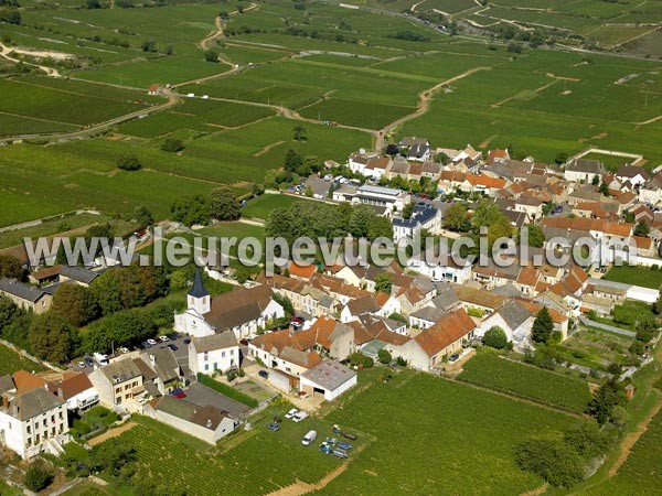 Photo aérienne de Chassagne-Montrachet