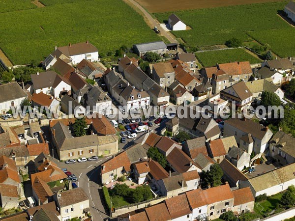 Photo aérienne de Chassagne-Montrachet