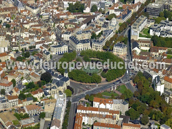 Photo aérienne de Dijon