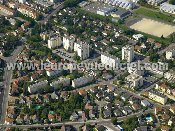 Photo aérienne de Dijon