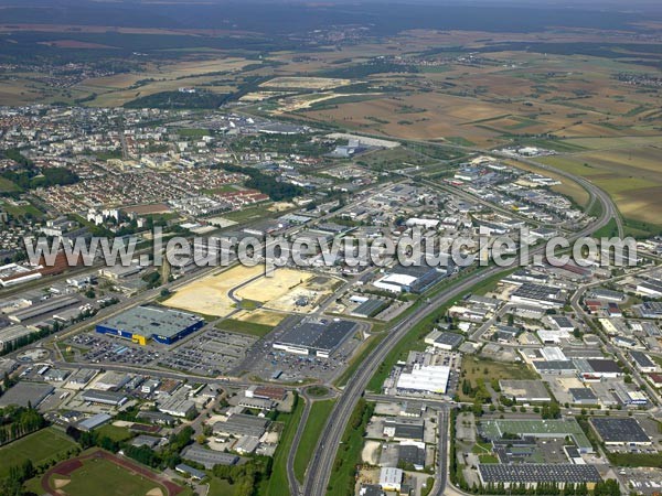 Photo aérienne de Dijon