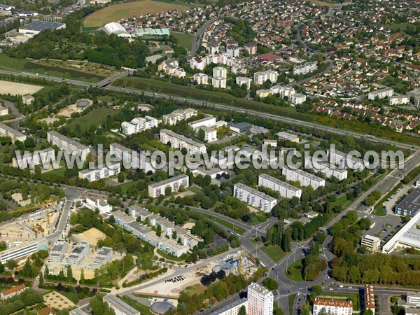 Photo aérienne de Dijon