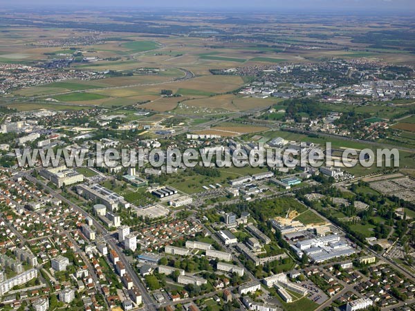 Photo aérienne de Dijon