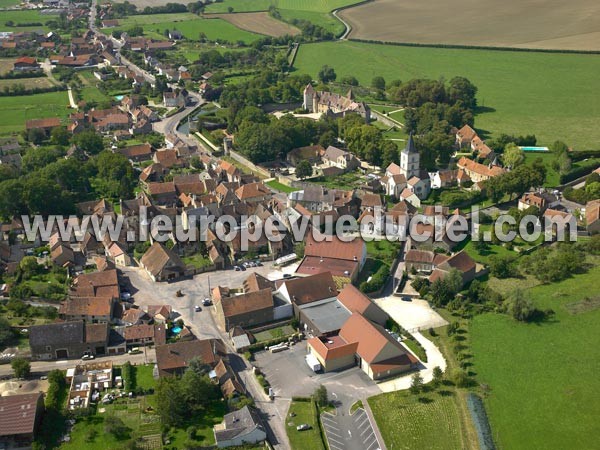 Photo aérienne de poisses