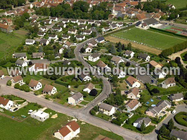 Photo aérienne de poisses