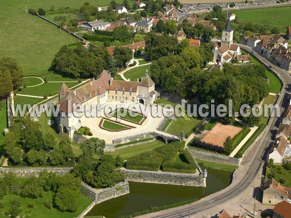 Photo aérienne de poisses