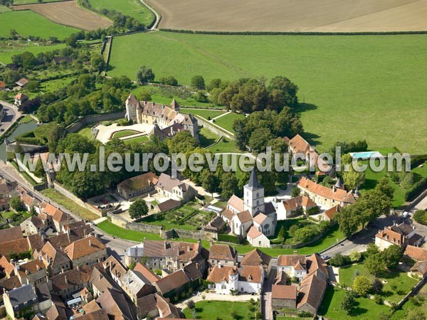 Photo aérienne de poisses