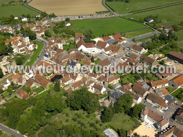 Photo aérienne de poisses