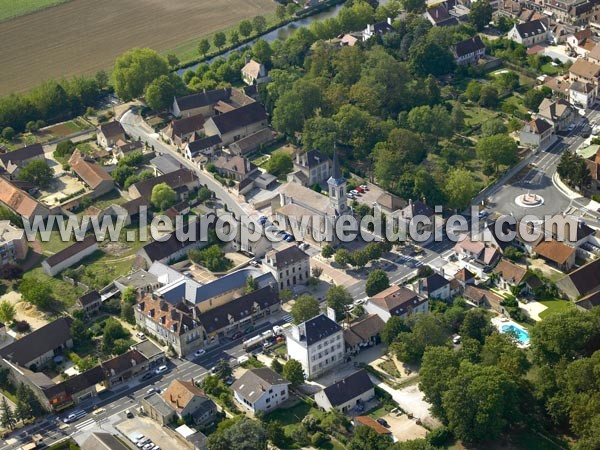 Photo aérienne de Genlis