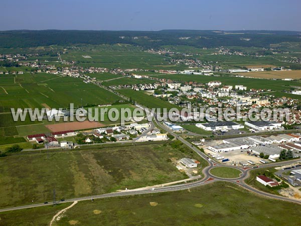 Photo aérienne de Gevrey-Chambertin