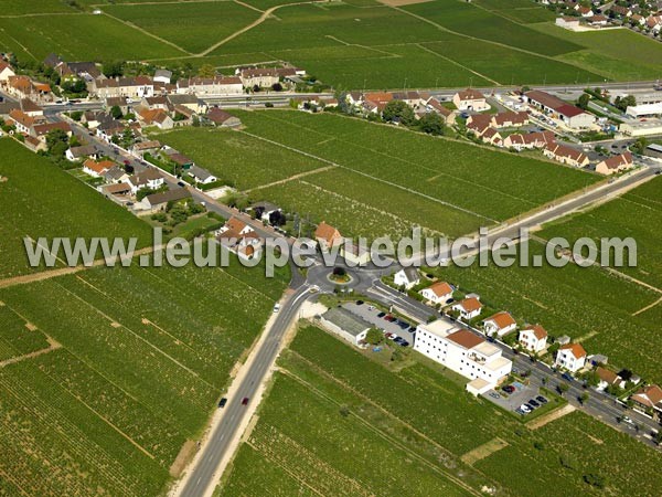 Photo aérienne de Gevrey-Chambertin