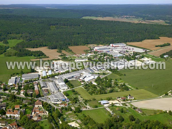 Photo aérienne de Is-sur-Tille