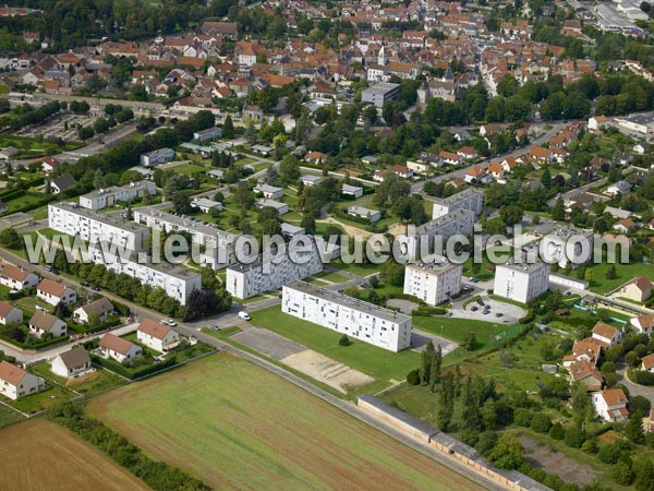 Photo aérienne de Is-sur-Tille