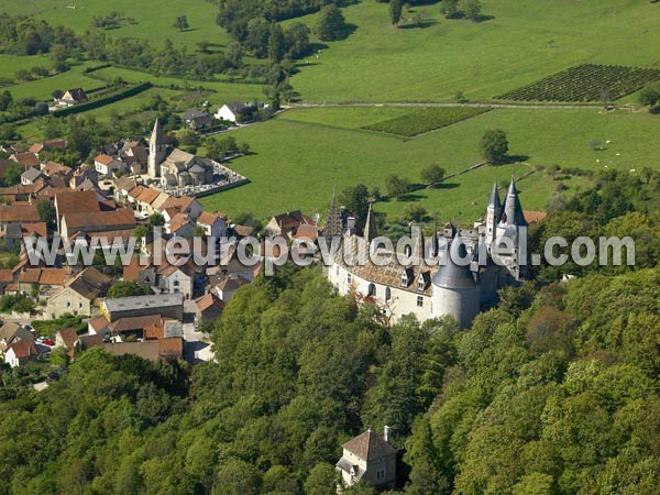 Photo aérienne de La Rochepot