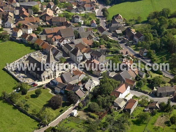 Photo aérienne de La Rochepot