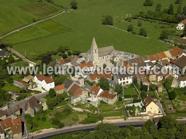 Photo aérienne de La Rochepot