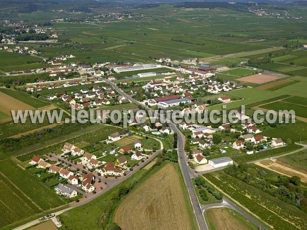 Photo aérienne de Meursault